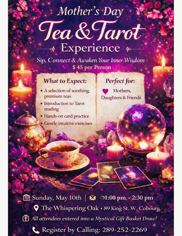 UPCOMING EVENT:
Sunday May 10th !